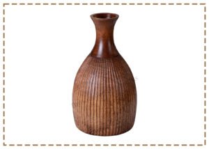 Wooden Flower Vases